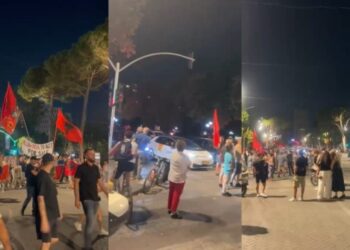 VIDEO/ Thellohet përçarja, protesta ndahet përfundimisht në dy grupime