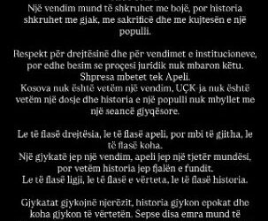 Sot më dhemb Kosova” – Nga Luiz Ejlli te Elvana Gjata, të famshmit shqiptarë shpërthejnë pas dënimeve të Hagës për ish-udhëheqësit e UÇK-së