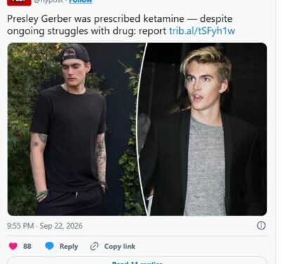 Presley Gerber dyshohet se merrte ketaminë me recetë nga mjeku, pavarësisht betejës me varësinë/ Zbardhen detaje të reja para vdekjes së tij