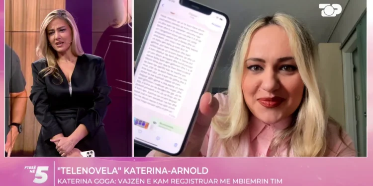 Katerina Goga rrëfen pajtimin me Arnoldin Damazetin: “Më shkroi se kishte reflektuar dhe kërkoi ta kuptoja
