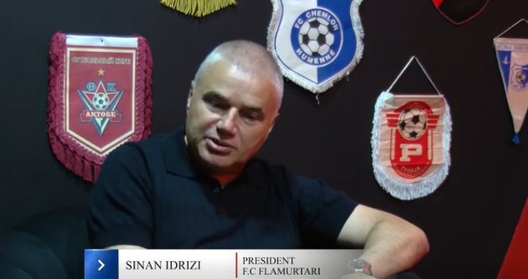  Futbolli në Shqipëri si një luftë bandash   shpërthen presidenti i Flamurtarit  Sinan Idrizi  Përgjegjësi e Armando Dukës 