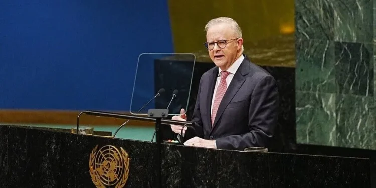 Kryeministri australian në OKB kërkon veprime më të forta ndërkombëtare mbi IA -