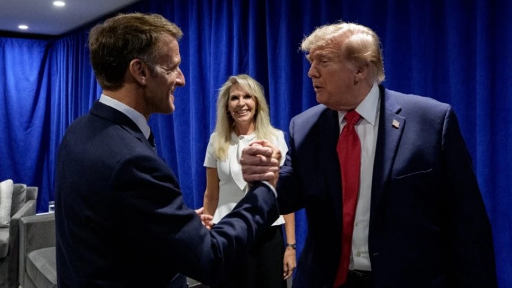 Macron pas takimit me Trump  Bisedime shumë konstruktive  në fokus Deti i Kuq dhe Ukraina 