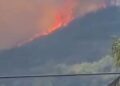 Zjarr i përmasave të mëdha në kodrat e Shkodrës, flakët përhapen me shpejtësi, ndërhyrje me helikopter për mbrojtjen e banesave
