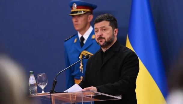 Zelensky: Një dron rus goditi selinë e shërbimit të sigurisë në Kiev -