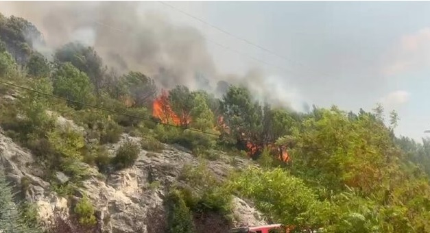 Zjarri në Kalivaç dhe Zimaj drejt shuarjes  rreth 200 hektarë të djegura