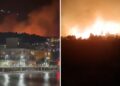 VIDEO / “Largohuni urgjent!”, shtohet rreziku nga zjarret në Himarë, Bashkia publikon numrat e emergjencës
