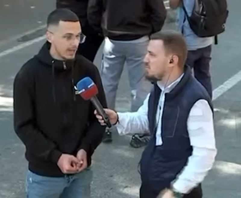 VIDEO    Biletën ma kanë paguar    i riu pranon se e kanë financuar që të protestojë në Tiranë