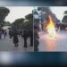 Flakët përfshijnë karriget e Ramës para Kryeministrisë, protestuesit refuzojnë dialogun dhe kërkojnë dorëheqjen e kreut të qeverisë
