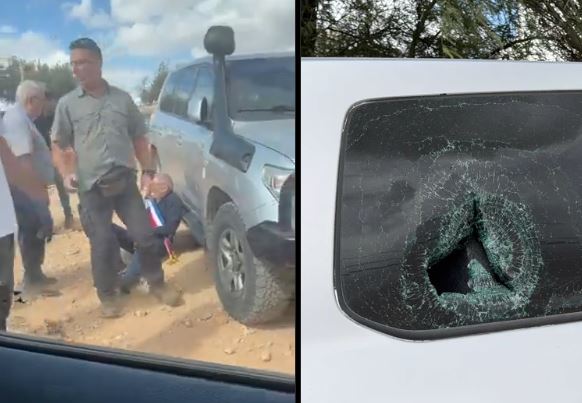 Kolonët izraelitë sulmojnë autokolonën e delegacionit evropian në Bregun Perëndimor  dhunojnë kryebashkiakun francez
