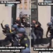 VIDEO / “Çmendet” policia daneze, bashkë me protestuesit godet edhe gazetarët