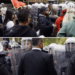 Tetë të shoqëruar për dhunë ndaj efektivëve, Policia reagon zyrtarisht për protestën para Kuvendit: Vezë, domate, gurë…