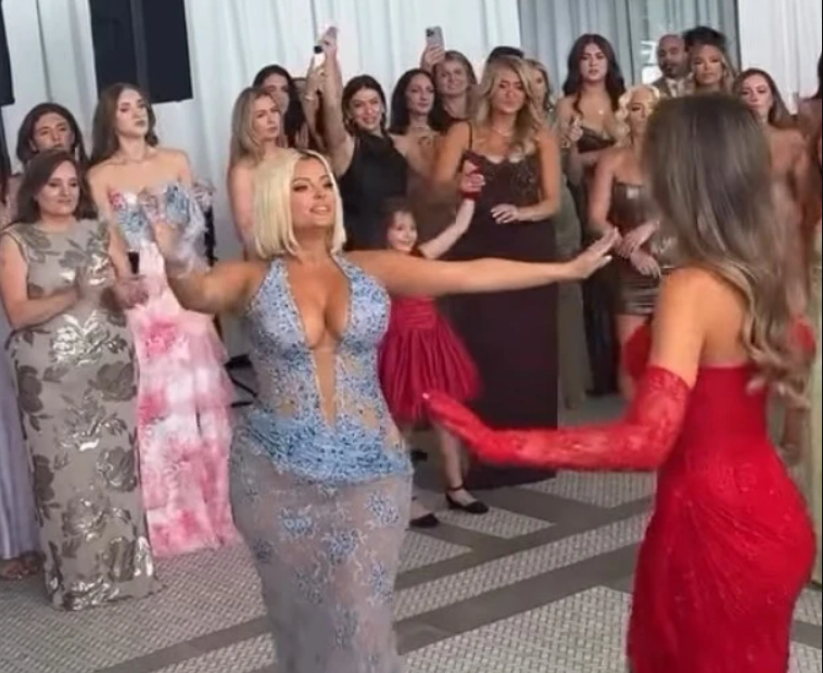 VIDEO  Bebe Rexha vallëzon mes tupanave në dasmën shqiptare të vëllait