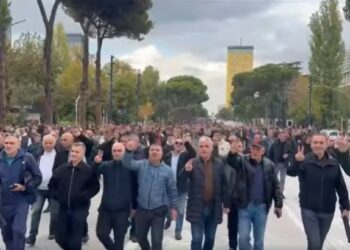 VIDEO-LAJM/ “Me studentët…”- Perla e Berishës, publikon Sali Lushën dhe militantët e tij si “të rinj”!