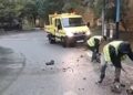 Moti i keq/ Reshjet e shiut shkaktojnë rënie gurësh në aksin Burrel-Skuraj, rrezik për drejtuesit e mjeteve