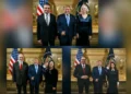 Pse Trump duket identik në fotot me Kurtin, Ramën e Vuçiçin: Çfarë fshihet pas pozës protokollare?