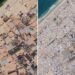 Qytete të tëra të kthyera në rrënoja dhe mbi 74 mijë të vrarë! Google Maps zbulon përmasat e shkatërrimit dhe tmerrit në Gaza