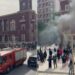 Protesta në Durrës, gjimnazistët shkatërrojnë koshat e mbeturinave dhe sinjalistikën rrugore!