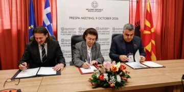 Prespa drejt UNESCO-s, ministri Gonxhja takon homologët nga Greqia dhe Maqedonia e Veriut: Mbrojmë pasurinë që na bashkon