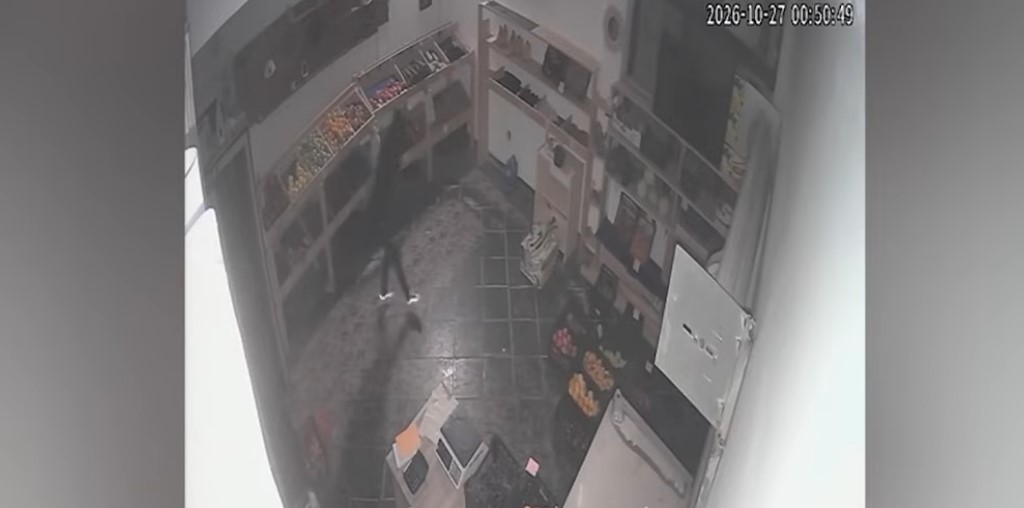 VIDEO  Dy  skifterët  bastisin dy herë brenda orës dyqanin e fruta perimeve në Vlorë  vjedhin xhiron ditore 