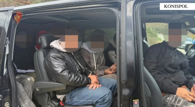 Po trafikonte me furgon 11 emigrantë nga Irani dhe Iraku për 2500 euro  arrestohet në Konispol i riu nga Lushnja  Itinerari  nga Greqia drejt Italisë