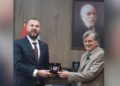 Kreu i AMP-së takohet me ambasadorin e OSBE në Shqipëri, Michel Tarran: Bashkëpunimi për forcimin e mbikëqyrjes policore në fokus të takimit