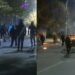 Protestuesit largohen nga Kryeministria, u vënë flakën koshave të mbeturinave pranë “Sheshit Skënderbej”