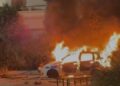 Protestuesit i vënë flakën makinës së Policisë dhe tentojnë të djegin Komisariatin nr. 2