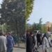 Protesta dhe dhuna para Parlamentit, pas tensioneve Policia i shpërndan me gaz lotsjellës! (VIDEO)