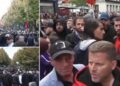 Përplasje dhe tensione mes dy kampeve, deputetët e PD-së afrohen pranë Ministrisë, studentët kërkojnë që të largohen: Rama në burg, Berisha në burg! (FOTO)