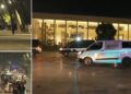 Protestuesit shpërndahen rrugëve, u vënë flakën koshave të mbeturinave, shkulën dhe pllakat e “Sheshit Skënderbej”! Policia i ndjek nga pas