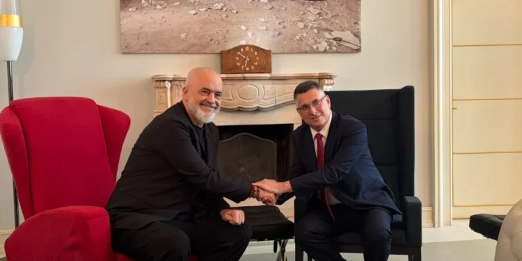 Gideon Sa’ar takohet me Edi Ramën në Tiranë: vlerësim për zërin e guximshëm ndërkombëtar dhe miqësinë ndaj Izraelit në kohë sfiduese