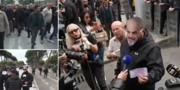 Protesta/ PD zhvendoset nga Kryeministria te Ministria e Arsimit, Noka: Qorri dhe komunistët e tij i shërbejnë Ramës, “Kalë Troje”! Disa u shitën si derrat…