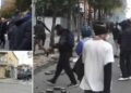 Protestuesit e maskuar shkulin pllakat dhe sulmojnë me gurë e llastiqe, Policia u kundërvihet me forca dhe autobotin e ujit!