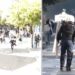 Protestuesit e maskuar dhe studentët degjenerojnë në dhunë, sulmojnë me gurë Policinë! Shkulin pllakat te Ministria e Arsimit, shpërndahen me ujë e gaz (VIDEO)
