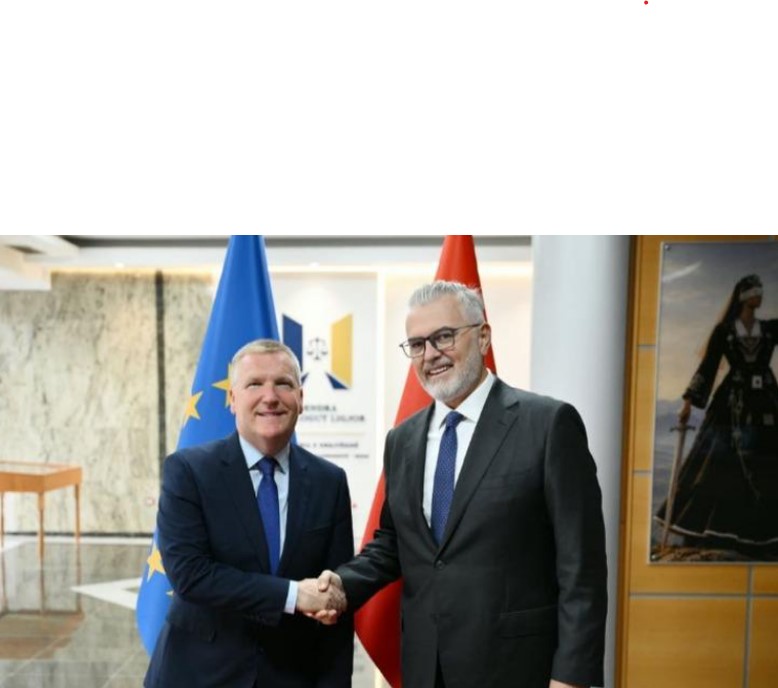 Reforma në Drejtësi dhe integrimi i Shqipërisë në BE  ministri Gogu takohet me Komisionerin Europian McGrath 