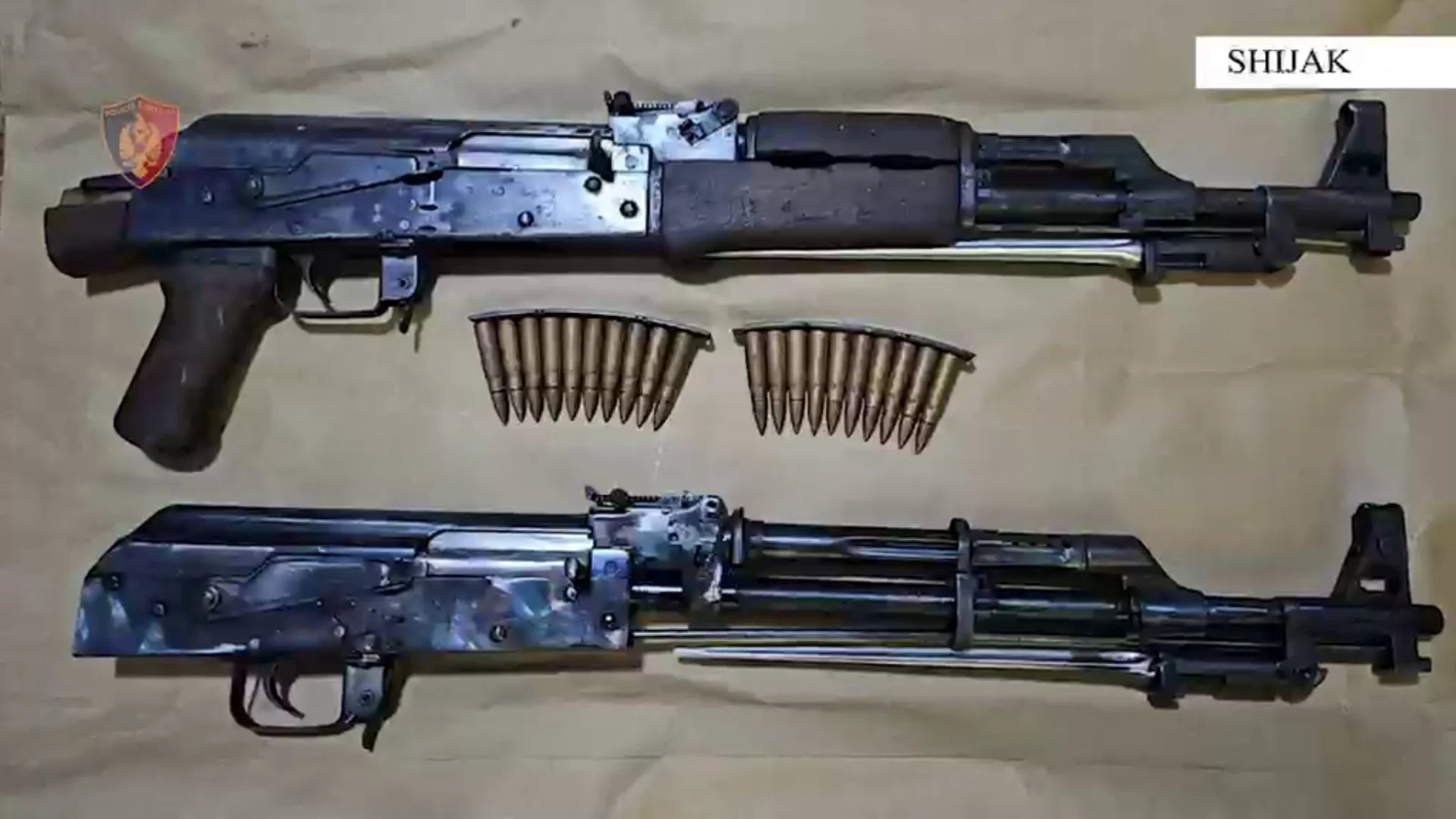 Shijak  arrestohet 32 vjeçari  Kapet me armë pa leje  sekuestrohen dy automatikët dhe mbi 32 mijë euro