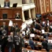 Berisha: Protestuesve iu çanë kafkat, por plumbat i meritoni ju; Peleshi i ndërpret fjalën: Bëre thirrje për dhunë!